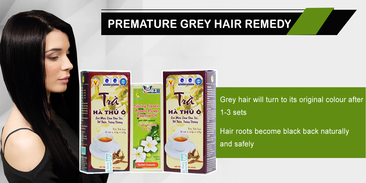 Best premature grey hair remedy with 100% natural ingredients
