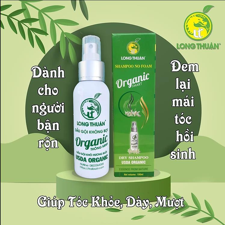 Dầu gội không bọt organic thông minh Long Thuận